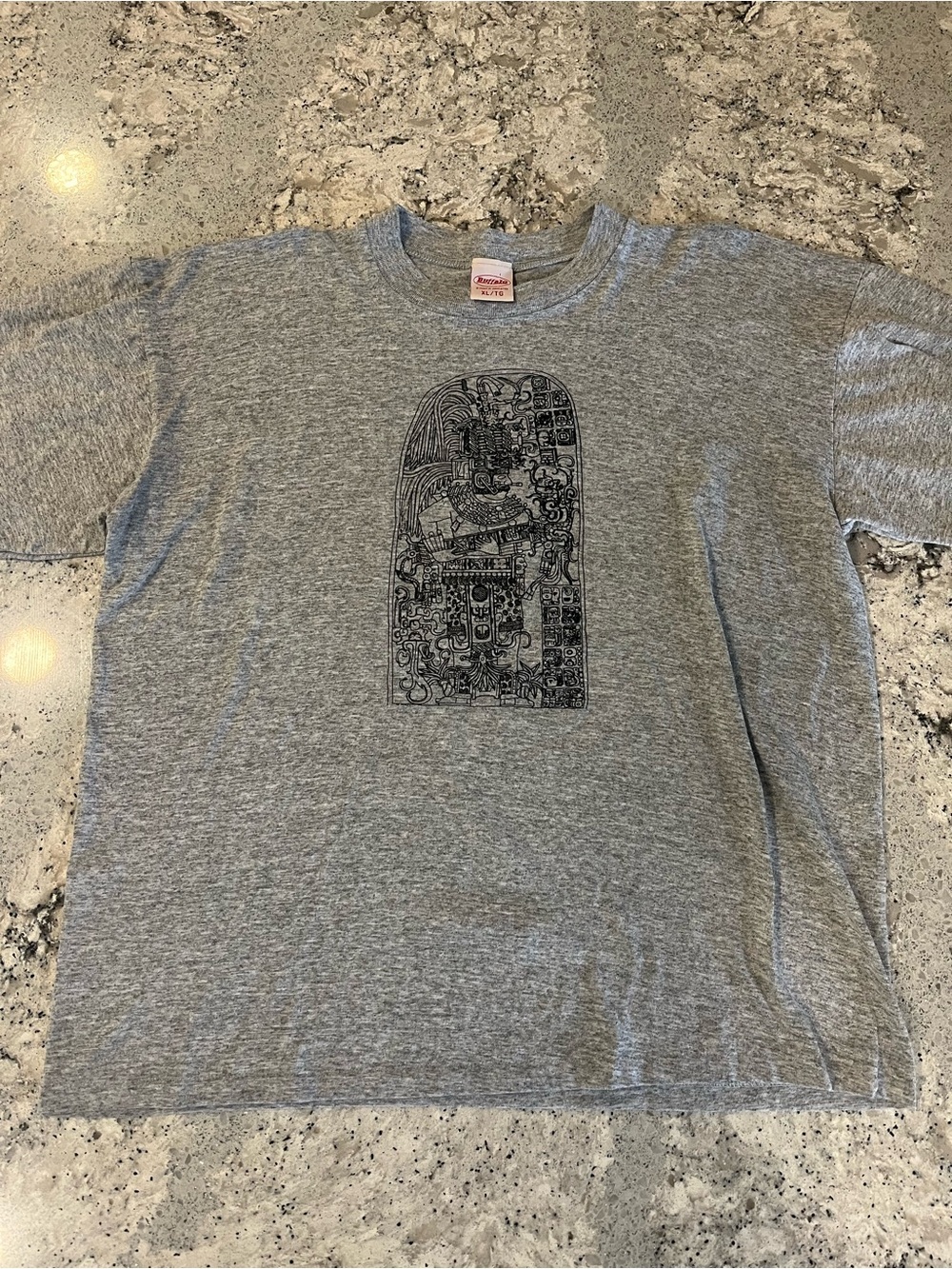 Vintage 90s Buffalo David Bitton Grey Art Tee